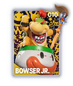 The Bowser Jr. card from The Super Mario Galaxy Movie Collectible Cards