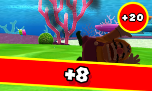 After Wario finishes with a double bogey or worse, he is fried after being struck by lightning.