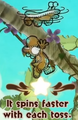 "It spins faster with each toss." discovery from Snurfboard Habitat in Yoshi and the Mysterious Book