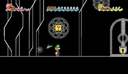 Sixth ? Block in Castle Bleck Interior of Super Paper Mario.