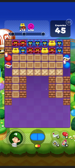 Stage 255 from Dr. Mario World