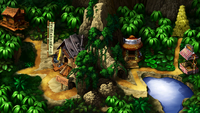 The Kongo Jungle world map recreation in Super Smash Bros. Ultimate