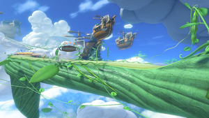 Cloudtop Cruise in Mario Kart 8