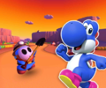 The course icon with Blue Yoshi