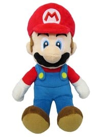 The 9.5 Mario plush in the Super Mario All Star Collection manufactured by San-ei.