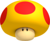 Artwork of a Mega Mushroom in New Super Mario Bros. 2