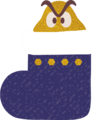 Goomba / Shoe Goomba in a stocking