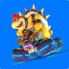 Bowser card from Mario Kart 8 Deluxe Online Memory Match-Up Game