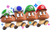 Wonder Flower Goomba transformation