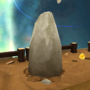 Squared screenshot of a rock spire in Super Mario Galaxy 2.