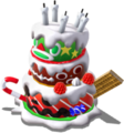 Artwork of Bundt (top two layers) and Raspberry from Super Mario RPG (Nintendo Switch)