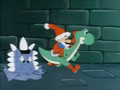 The miscolored cracked debris