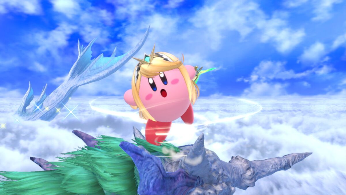 File:SSBU Kirby Mythra copy ability.jpg - Super Mario Wiki, the Mario ...