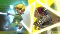Toon Link's Triforce Slash in Super Smash Bros. Ultimate