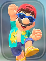 Sightseeing Mario Selection Icon