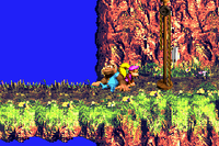 DKC3 GBA May 05 prototype Barrel Drop Bounce glitch.png