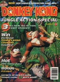 Cover page of the Donkey Kong Jungle Action Special.