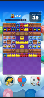 Stage 164 from Dr. Mario World