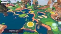 Hole 9 of Shelltop Sanctuary's Pro layout from Mario Golf: Super Rush