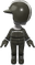 The Black Mii Racing Suit from Mario Kart Tour