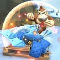 Donkey Kong tricking in the Ice-blue Poltergust