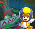 The course icon of the Reverse/Trick variant with Penguin Toad