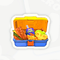 A sticker in Mario Kart World