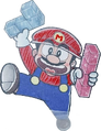 Mario with Tetriminos Super Mario Land 2, walkthrough