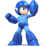 Mega Man's artwork from Super Smash Bros. for Nintendo 3DS / Wii U