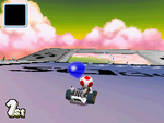 An early version of the Nintendo DS battle course in Mario Kart DS'"`UNIQ--nowiki-00000000-QINU`"'s kiosk demo.