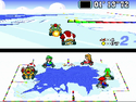 The image for "Vanilla Lake (Final Lap)" from Super Mario Kart on Nintendo Music.