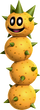 Artwork of a Pokey from New Super Mario Bros. U