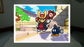 The second Samurai backdrop without Olivia