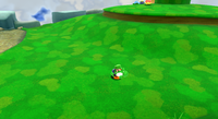 Luigi and Yoshi sliding due to a glitch