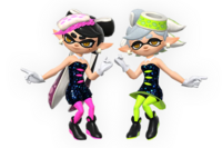 The Squid Sisters in Super Smash Bros. Ultimate.