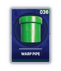 The Warp Pipe card from The Super Mario Galaxy Movie Collectible Cards