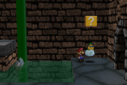 Eighth ? Block in Toad Town Tunnels of Paper Mario.