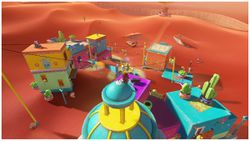 Aerial view of Tostarena Town in 'Super Mario Odyssey.