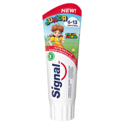 Signal toothpaste (red fruit flavor) with Daisy