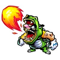 Artwork of Dragon Wario from Wario: Master of Disguise