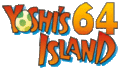 The logo for Yoshi's Island 64, Yoshi's Story's original name.
