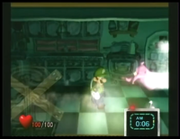 Pre-release footage of Luigi's Mansion
