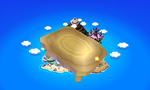 The Pajamaja Rock Frame for the Ultibed in Mario & Luigi: Dream Team