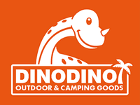 Dino Dino Outdoor & Camping Goods logo from Mario Kart 8 Deluxe
