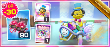 The Lakitu (Party Time) Pack from the New Year's 2022 Tour in Mario Kart Tour