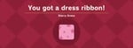 A dress ribbon's icon