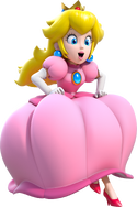 Artwork of Princess Peach from Super Mario 3D World