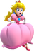 Artwork of Princess Peach from Super Mario 3D World
