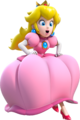 Princess Peach performing her specical alility.