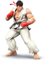 Artwork of Ryu from Super Smash Bros. for Nintendo 3DS / Wii U